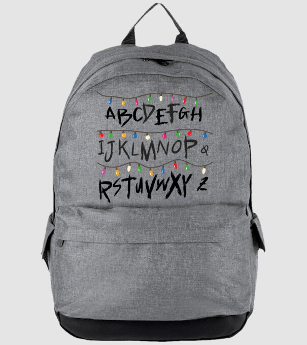 abcdef stanger things model gri pe tricou