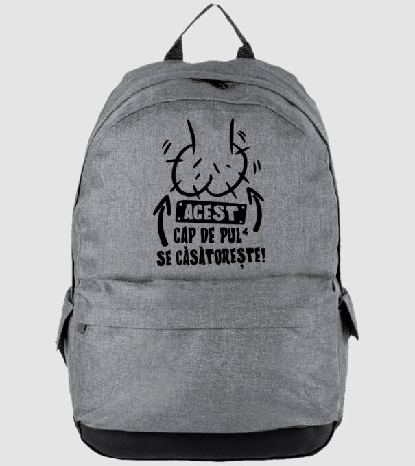 Acest - cap de pulă - se căsătorește! model gri pe tricou