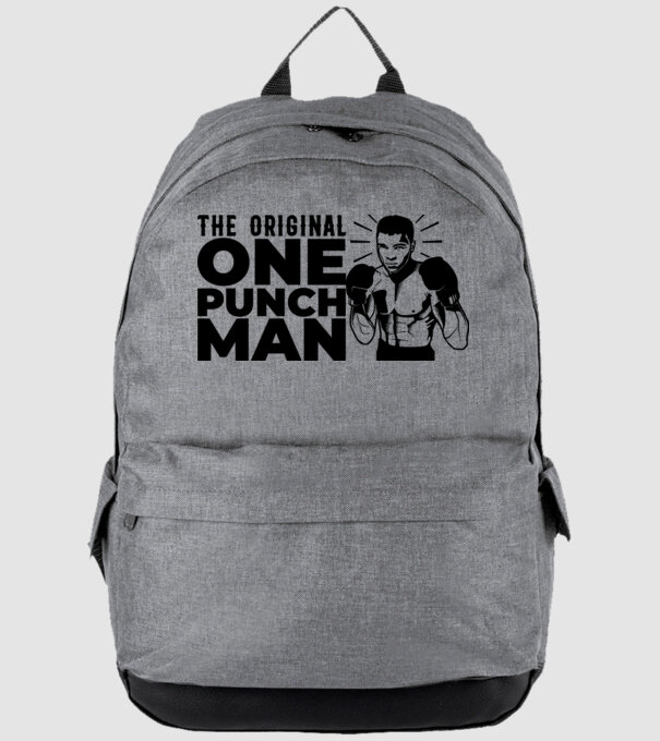 Ali the original one punch man model gri pe tricou