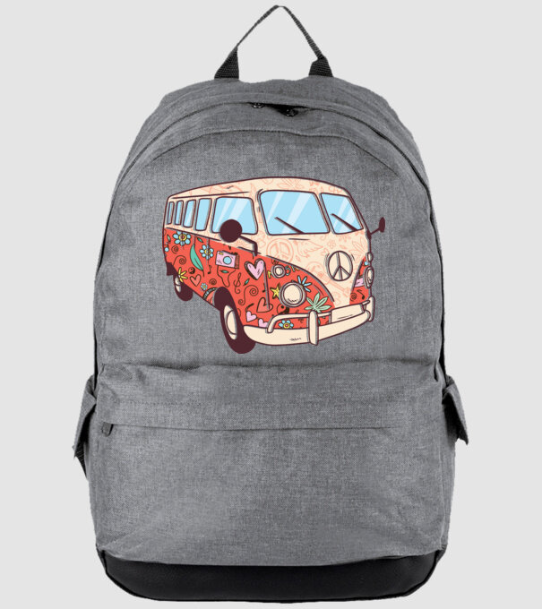 Autobuze model gri pe tricou