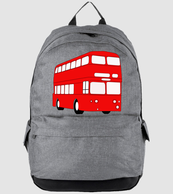 Autobuze model gri pe tricou