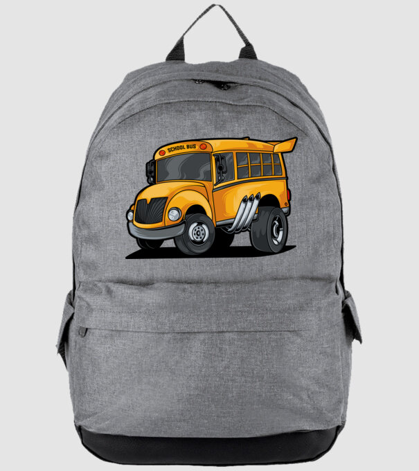 Autobuze model gri pe tricou