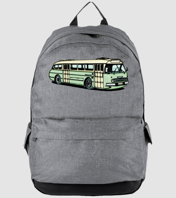 Autobuze model gri pe tricou