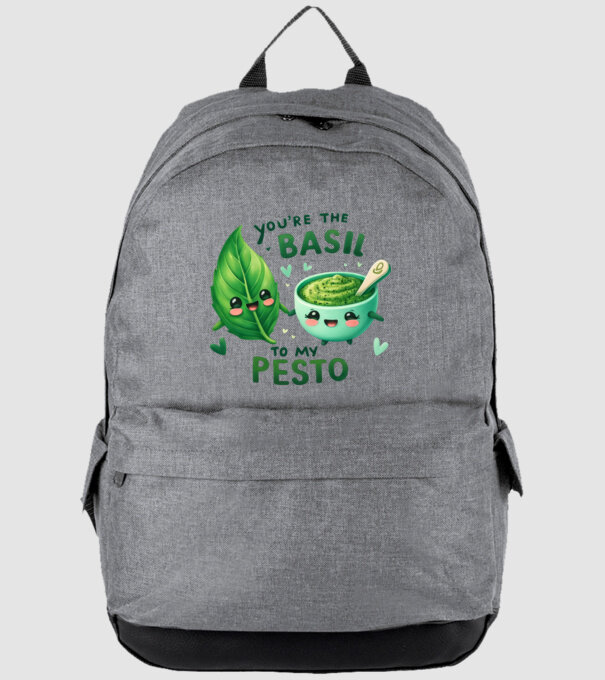 Basil to my Pesto model gri pe tricou