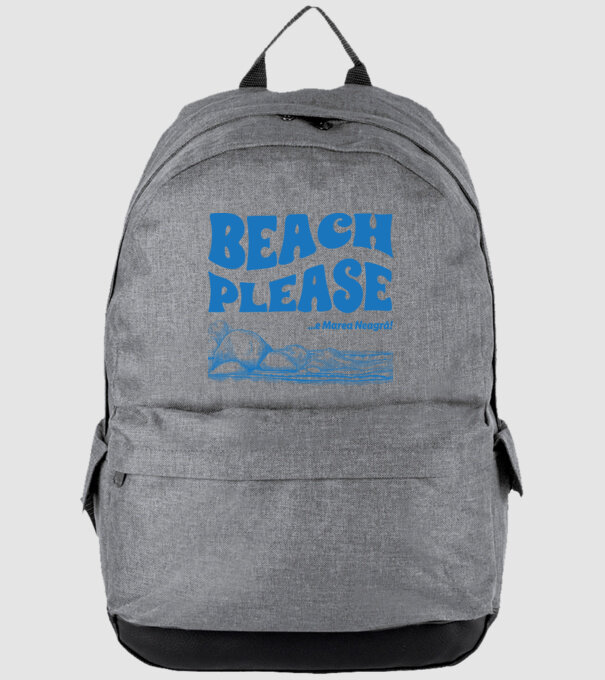 Beach please, e Marea Neagră! model gri pe tricou