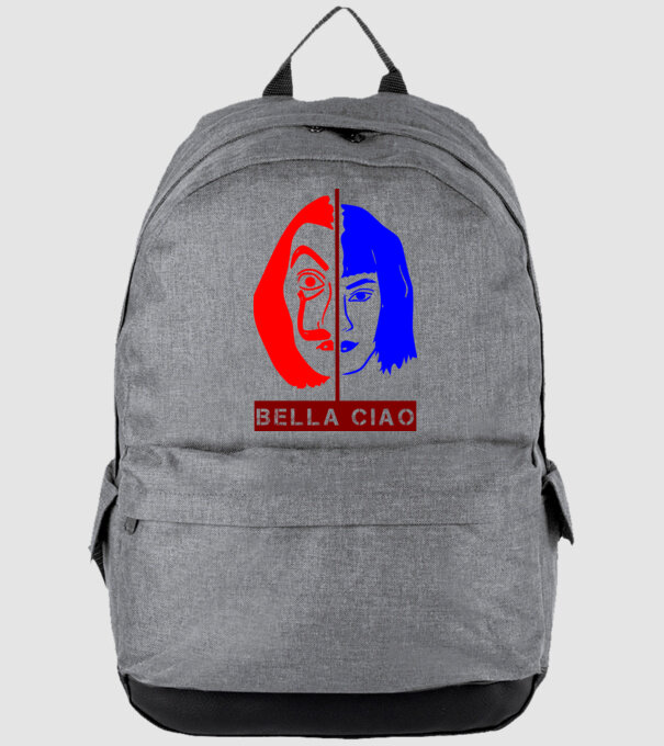 bella ciao tokyo model gri pe tricou