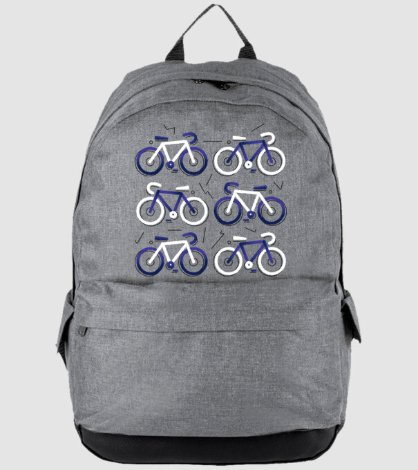 Bikes model gri pe tricou