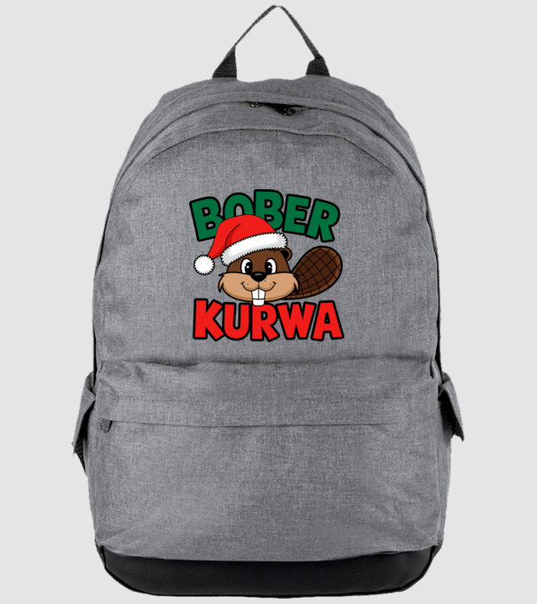 Bober kurwa xmas model gri pe tricou