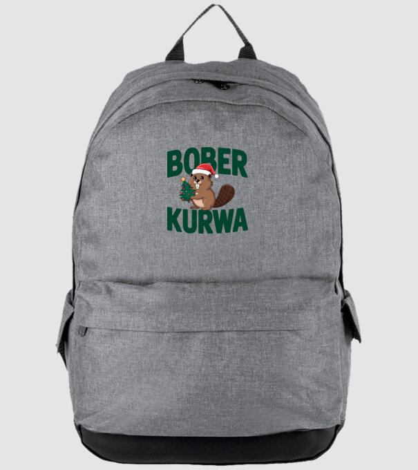 Bober kurwa xmas model gri pe tricou