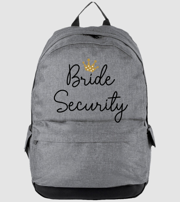 Bride Security model gri pe tricou