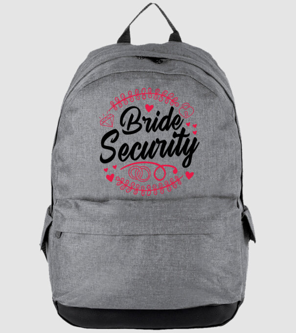 Bride Security model gri pe tricou