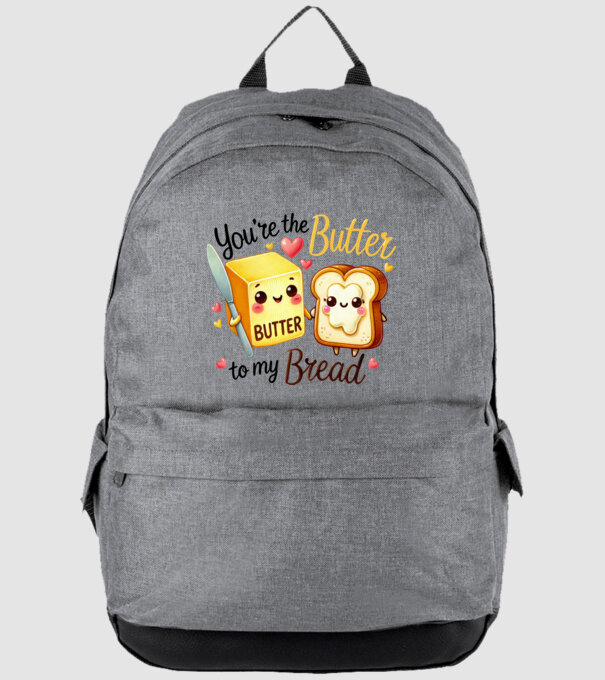 Butter to my Bread model gri pe tricou
