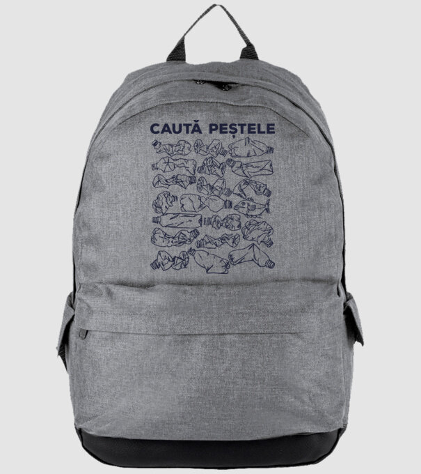 Caută peștele model gri pe tricou