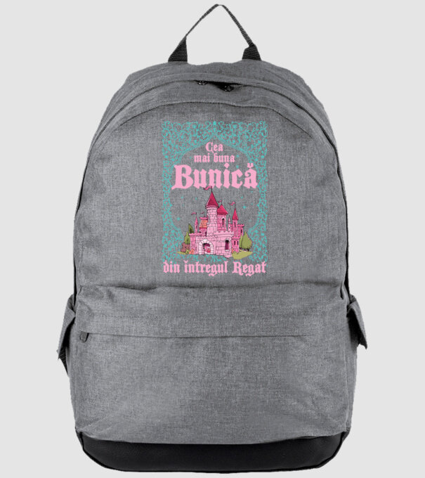 Cea mai bună bunică din întregul regat model gri pe tricou