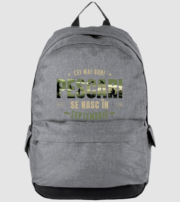 Cei mai buni pescari se nasc în septembrie model gri pe tricou