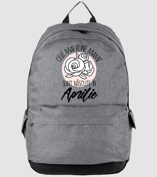 Cele mai bune mame sunt născute în Aprilie model gri pe tricou