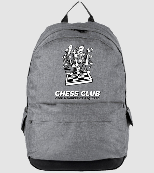 chess club model gri pe tricou