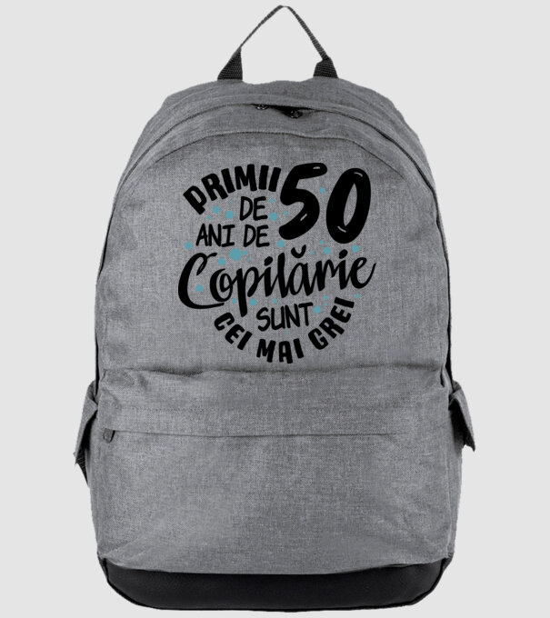 Copilărie 50 de ani model gri pe tricou