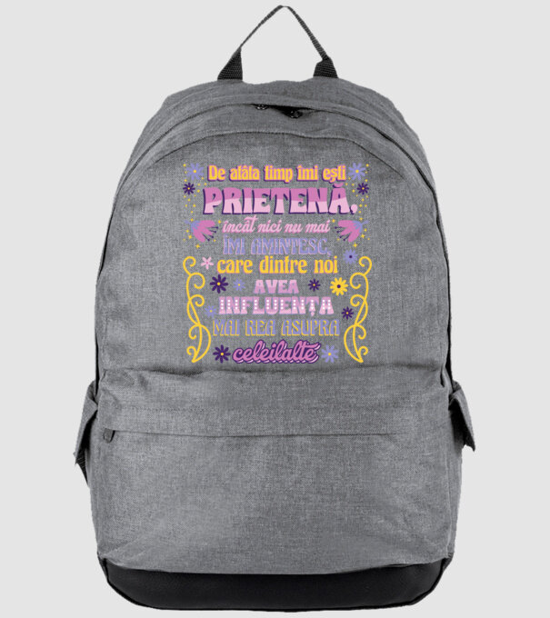 De atâta timp îmi ești prietenă model gri pe tricou