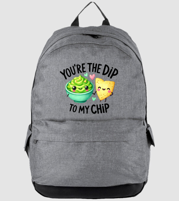 Dip to my Chip model gri pe tricou