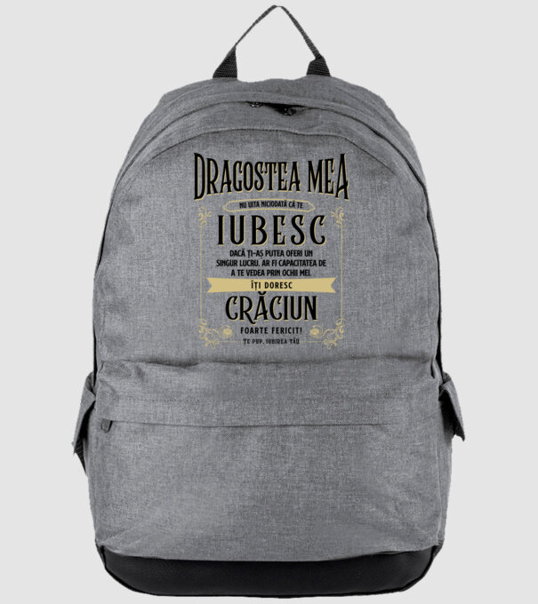 Dragostea mea model gri pe tricou