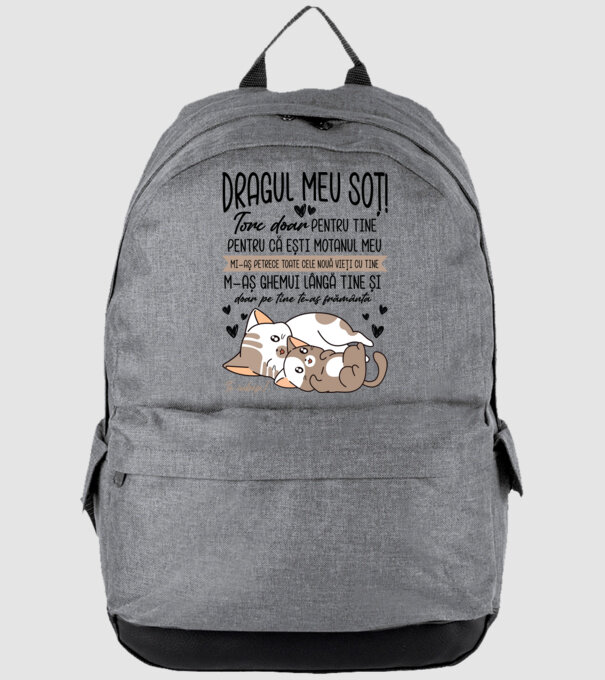 Dragul meu soț! torc doar pentru tine model gri pe tricou