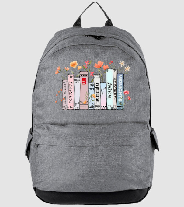 Eras tour books color model gri pe tricou