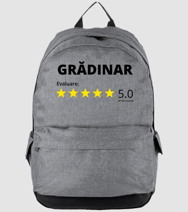 Evaluare Grădinar model gri pe tricou