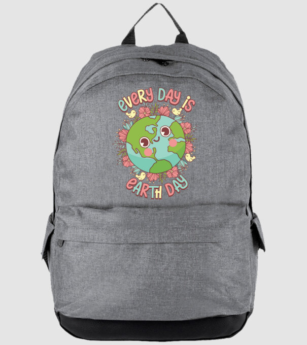 Every day is earth day cute model gri pe tricou