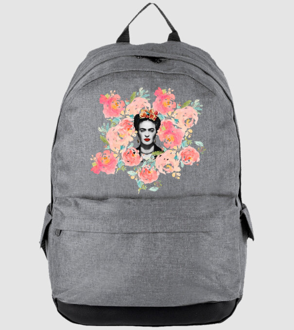 Frida Kahlo 2 model gri pe tricou