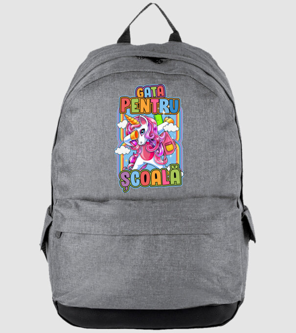Gata pentru școală D1947707 model gri pe tricou