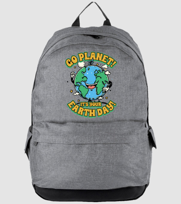 Go planet model gri pe tricou