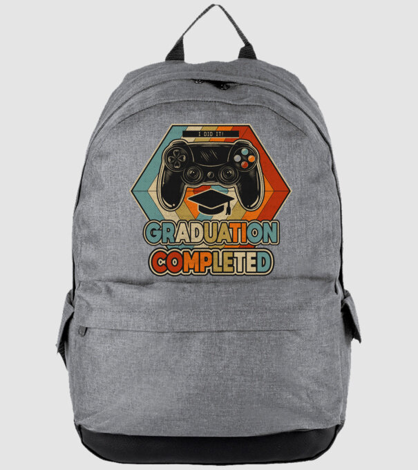 Graduatuion completed retro model gri pe tricou