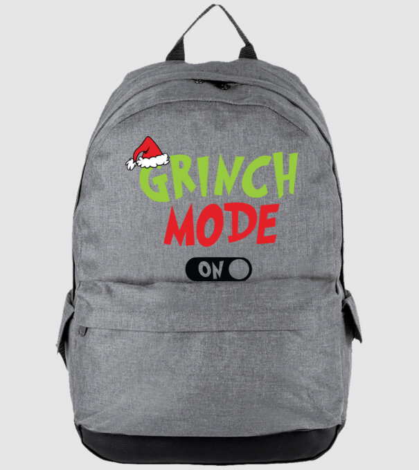 Grinch Mode model gri pe tricou