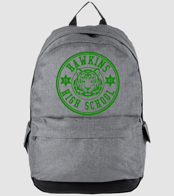 hawkins high school model gri pe tricou