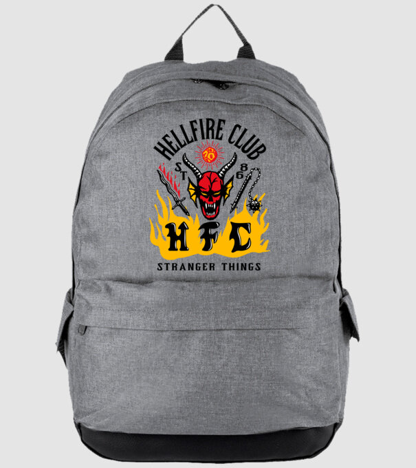 hellfire club 86 stranger things model gri pe tricou