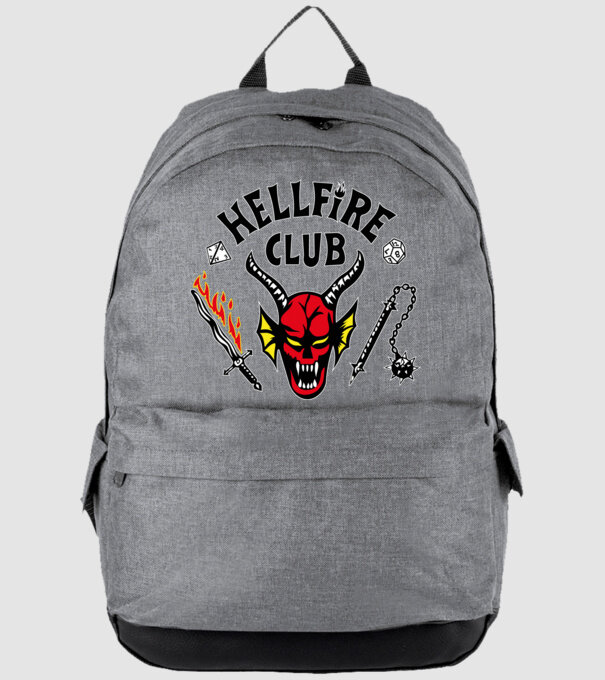 HELLFIRE CLUB model gri pe tricou