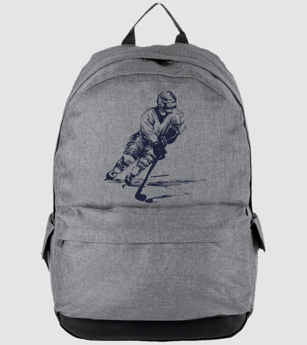 Hockey player model gri pe tricou