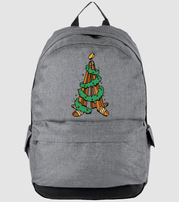 Hockey tree model gri pe tricou
