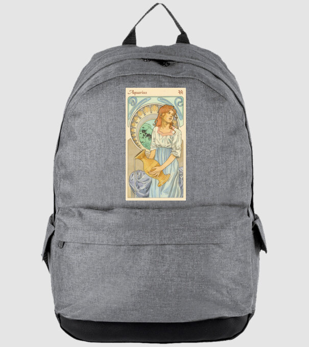 Horoscop Tarot VARSATOR model gri pe tricou