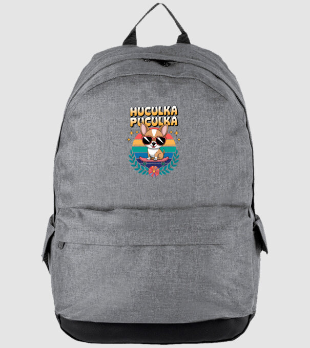 Huculka Puculka Câine 2 model gri pe tricou