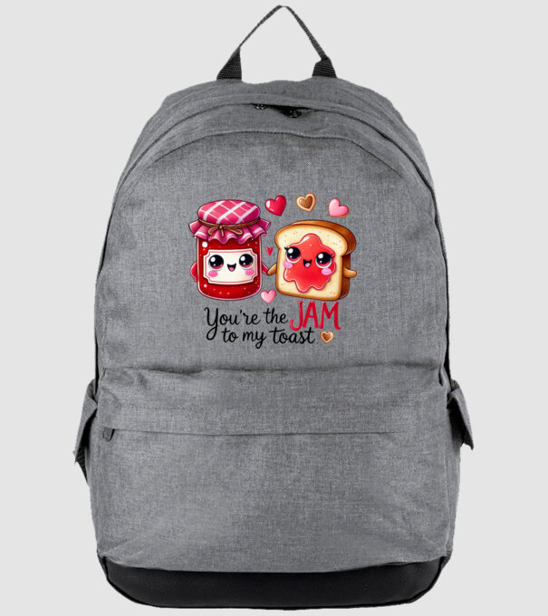 Jam to my Toast model gri pe tricou