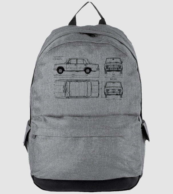 Lada model gri pe tricou