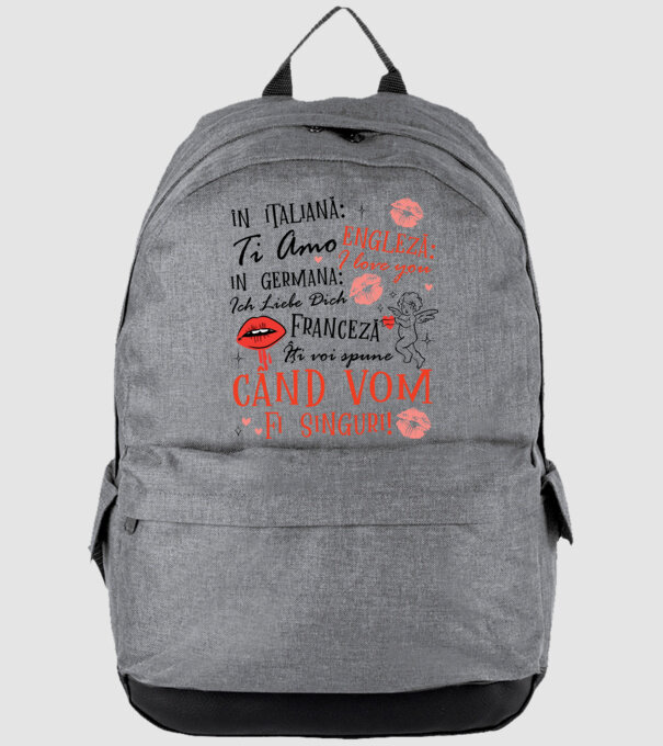 Lecție de limbă model gri pe tricou