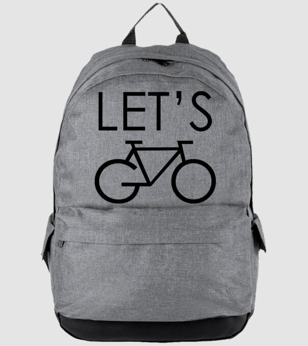 Let's go model gri pe tricou