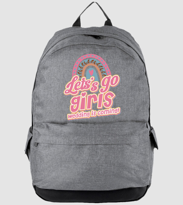 Lets go girls model gri pe tricou