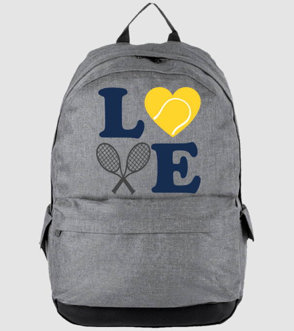 LOVE Tennis model gri pe tricou
