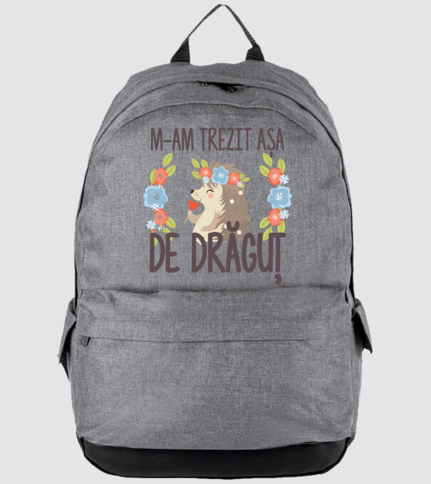 M-am trezit așa de drăguț model gri pe tricou