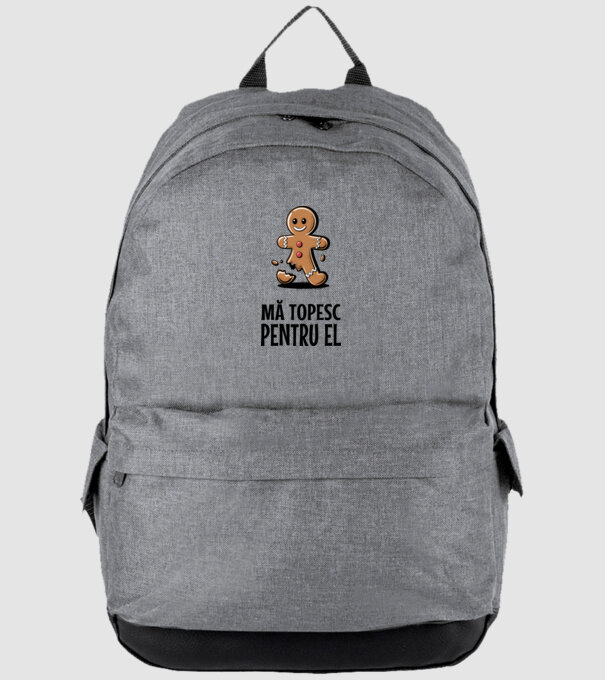 Mă topesc pentru el alb model gri pe tricou