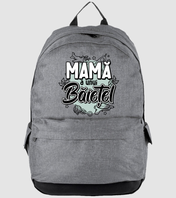 Mamă a unui băiețel model gri pe tricou